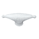 Whitecap Rubber Spreader Boot - Pair - Medium - White 55792