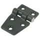 Whitecap Shortside Door Hinge - Black Nylon - 1-3/8" x 2-1/4", S-3032