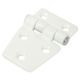 Whitecap Shortside Door Hinge - White Nylon - 1-3/8" x 2-1/4", S-3033
