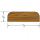 Whitecap Teak Batten - 7/8"W 50518