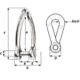 Wichard Marine Captive Pin Twisted Shackle - Diameter 5mm - 3/16in, 1422