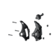 Wilcox Hybrid One/Three Hole Shroud with Lanyard, Black, 56100G39-B