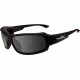 Wiley X Airborne Sunglasses - Gloss Black Frame w/ Smoke Lenses CCAIR01