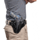 Wilson Combat Optic Ready Cowhide Outside the Waistband Holster w/Rail, Full Size 1911, Right, Black, OR1BLSR15R