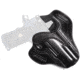 Wilson Combat Optic Ready Cowhide Outside the Waistband Holster w/Rail, Full Size 1911, Right, Black, OR1BLSR15R