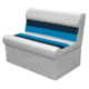 Wise Deluxe 36in Pontoon Cushion Only, Navy/Blue/Grey, 8WD100-1011/3001.7602