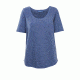 Woolrich Meadow Forks Women's 3/4 Sleeve Shirt, Bijou Blue, 7055