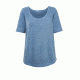 Woolrich Meadow Forks Women's 3/4 Sleeve Shirt, Bluestone, 7055