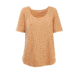 Woolrich Meadow Forks Women's 3/4 Sleeve Shirt, Cantaloupe, 7055