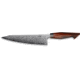 Xin Cutlery 14.5in Mirror Japanese Style Chef's Knife, 14.5in Overall, 9in Mirror Damascus Steel Blade, Rosewood/Buffalo Horn/G10 Handle, XC116
