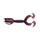 Yamamoto Baits Double Tail Hula Grub, 5in, 10pk, Cinnamon Brown with Large Black &amp; Large Purple Body, 97-10-221