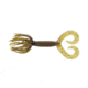 Yamamoto Baits Double Tail Hula Grubs - 10 Packs, Green Pumpkin w/ Purple &amp; Copper Flake, YAM-93-10-330