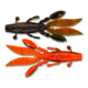 Yamamoto Baits Flappin Hog Creature Bait, 3.75in, 7pk Watermelon with Copper Flake &amp; Orange with Red Flake, FH-07-956