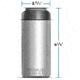Yeti Rambler 12oz Colster Slim Can Insulator, Ice Pink, 21070090106