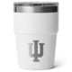 Yeti Rambler 16 oz Stackable Cup - NCAA Indiana, White, 28100006670