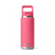 Yeti Rambler 26 oz Water Bottle w/Straw Cap, Tropical Pink, 21071503691