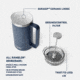 Yeti Rambler 34 oz French Press White, White, 34 oz, 21071501847