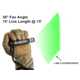 Z-Bolt Green Laser EOD Kit, 1x Line/ 1x Dot, Black, Green, BTMK-10-EOD-BLK