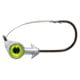 Z-man Weedless Eye Jigheads, Chartreuse, 1/4oz, 3 per Pack, WEJH14-05PK3