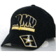 Zan Headgear 3-D Embroidered Black Cap US Army CPA023