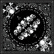 Zan Headgear Bandanna, Cotton, Skull Row B140