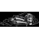 Zan Headgear Cotton Flydanna, One Size, Biker Skull, Z712