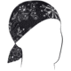 Zan Headgear Polyester Flydanna, Black Paisley, Polyester, ZM001