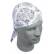 Zan Headgear Flydanna, White Paisley Z102