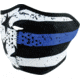 Zan Headgear Half Mask, Neoprene, Thin Blue Line Half Mask, WNFM171H