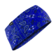 Zan Headgear SportFlex Headband, One Size, Navy Paisley, HBL111