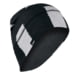 Zan Headgear Fleece Lined SportFlex Helmet Liner/Beanie - Mens, Black and White Flag, WHLF091