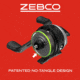 Zebco 33 Pistol Spincast Reel and Rod Combo, 5ft 6in 2-PC Fiberglass Rod w/ EVA Handle, QuickSet Anti-Reverse Reel w/ Bite Alert, Silver, 33562PMA.NS4
