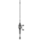 Zebco Omega Pro Spincast Reel and Rod Combo, 6ft 2-PC IM6 Graphite Pole, Split MaxTac Grip Rod Handle, SZ 30 Reel, Pre-spooled w/ 10lb Zebco Line, Black, ZO30PRO602M.NS3