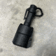 Zero9 Flashlight Case Holster, Bezel Down 2, Molle Loks, Wolf Grey, Z9-4025-GRY-MLK