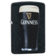 Zippo Glass of Guinness Matte Pocket Lighter, Black, 29649