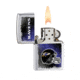 Zippo NFL Classic Style Lighter - Baltimore Ravens, Brushed Chrome 28219