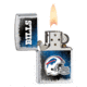 Zippo NFL Classic Style Lighter - Buffalo Bills, Brushed Chrome 28198