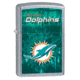 Zippo NFL Miami Dolphins, Chrome, Small 28595