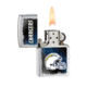 Zippo NFL Classic Style Lighter -  San Diego Chargers, Brushed Chrome 28203