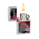 Zippo NFL Classic Style Lighter - Tampa Bay Buccaneers, Brushed Chrome 28201