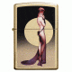 Zippo Olivia High Polish Brass Pocket Lighter, 29583