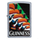 Zippo Toucan Guinness Street Chrome Pocket Lighter, 29647