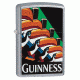 Zippo Toucan Guinness Street Chrome Pocket Lighter, 29647