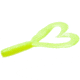 Zoom Creepy Crawler Tail Grub/Trailer, 16 Pack, 3in, Chartreuse Pearl, 020046X