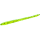 Zoom Finesse Worm, 20 Pack, 4.5in, Chartreuse Pepper, 4009