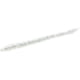 Zoom Finesse Worm, 20 Pack, 4.5in, Icicle, 004034X