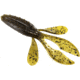 Zoom Z-Hog Jr Creature Bait, 10 Pack, 3.5in, Green Pumpkin, 123025