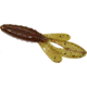 Zoom Z-Hog Jr Creature Bait, 10 Pack, 3.5in, Green Pumpkin Red, 123202X