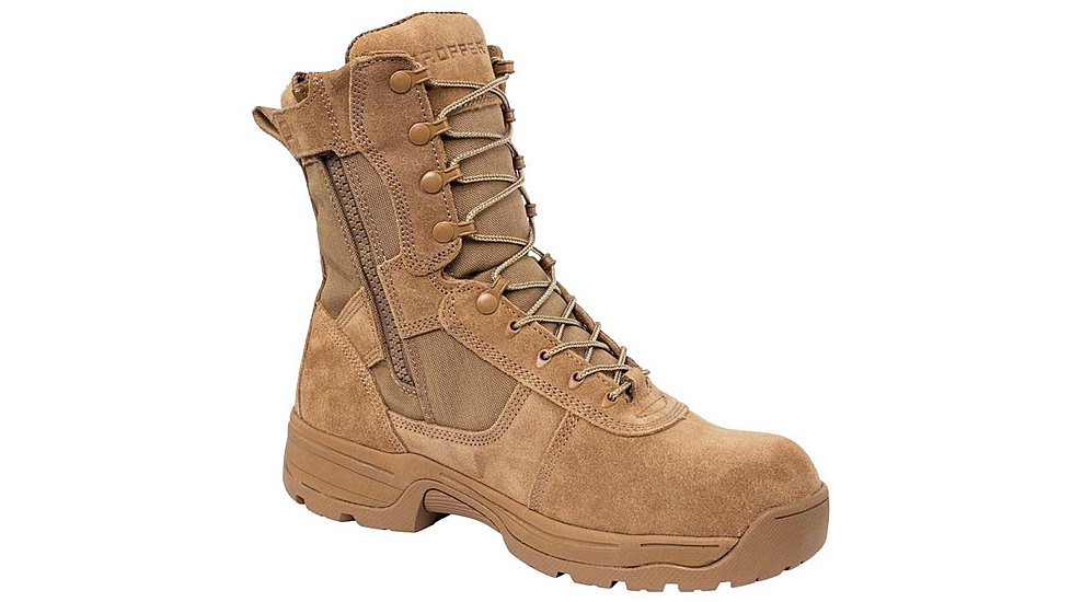 Propper Series 100 8in Side Zip Comp Toe Boots - Mens, Coyote, 5.5M, F45333N2365.5M
