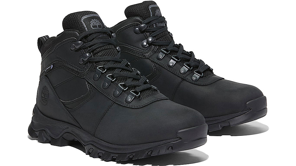 Timberland Mt. Maddsen Mid Lace Up Waterproof Hiking Boots - Mens, Black, 8.5 US, TB12731R001108500M
